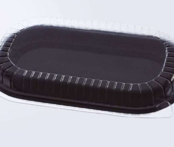 (T00817) AL-123 TAPA BANDEJA CARNE EN PET X 100 UND