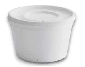 (D701601NLS) CONTENEDOR ESPUMADO16 OZ CON TAPA RIGIDA X 20 UND