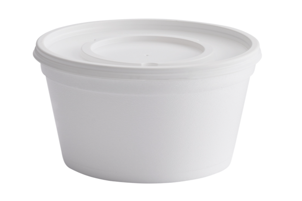 (D701601NLS) CONTENEDOR ESPUMADO 16 OZ CON TAPA RIGIDA X 20 UND