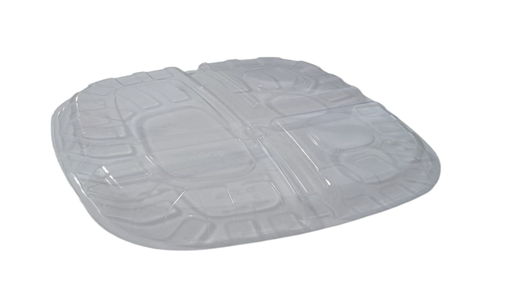 (T04725) AL-138 TAPA BAJA CUATRO DIVISONES EN BOPS X 100 UND