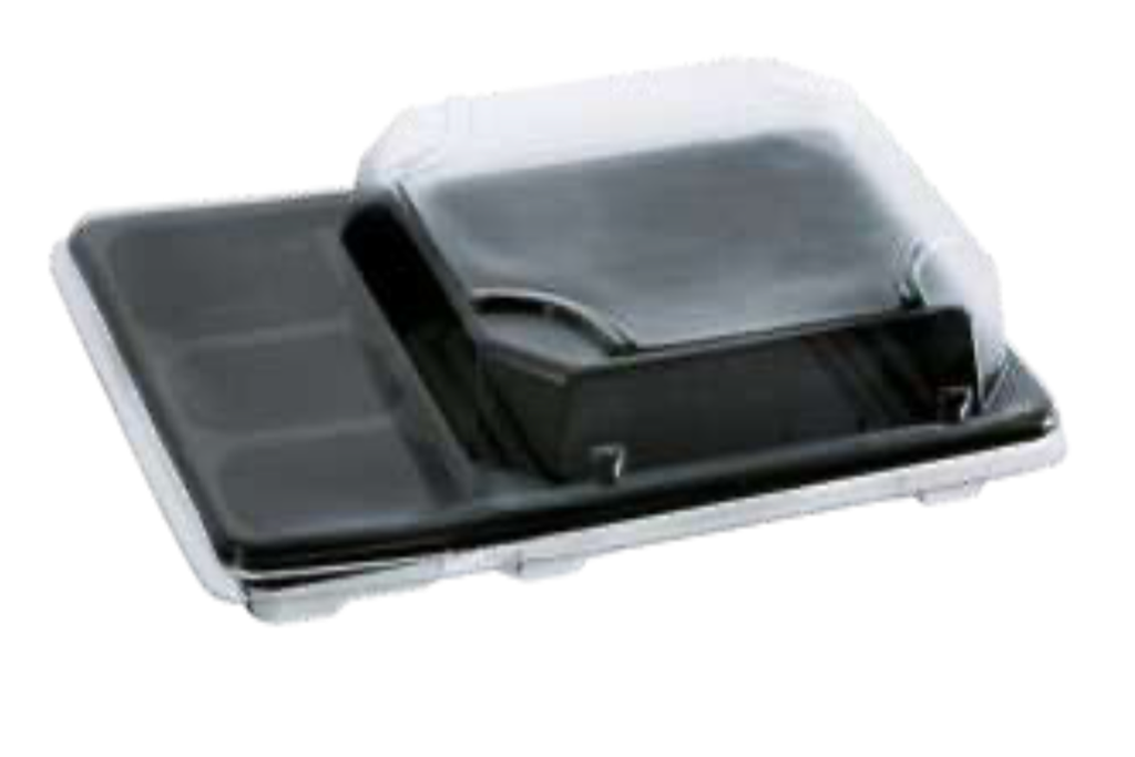 (T01251) AL-151 TAPA EMPAQUE SUSHI EN PET X 100 UND
