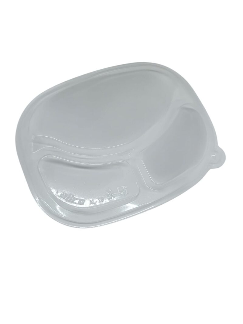 (T01528) AL-26 TAPA EMPAQUE PLATOS 3 DIVISIONES EN BOPS X 100 UND