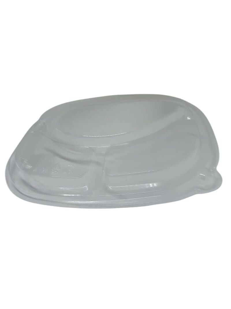 (T01528) AL-26 TAPA EMPAQUE PLATOS 3 DIVISIONES EN BOPS X 100 UND - Imagen 2