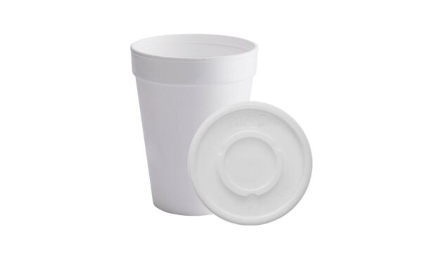 CONTENEDOR ESPUMADO CON TAPA RIGIDA X20 UND