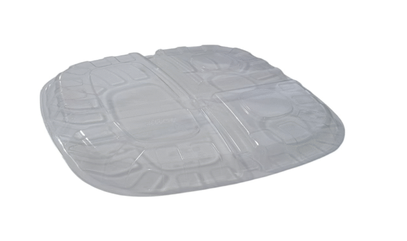 (T04725) AL-138 TAPA BAJA CUATRO DIVISONES EN BOPS X 100 UND