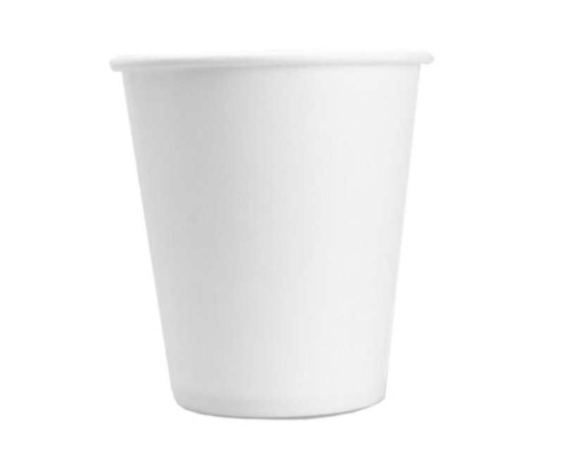 VASO DESECHABLE CARTON BLANCO 12 ONZ X 25 UND