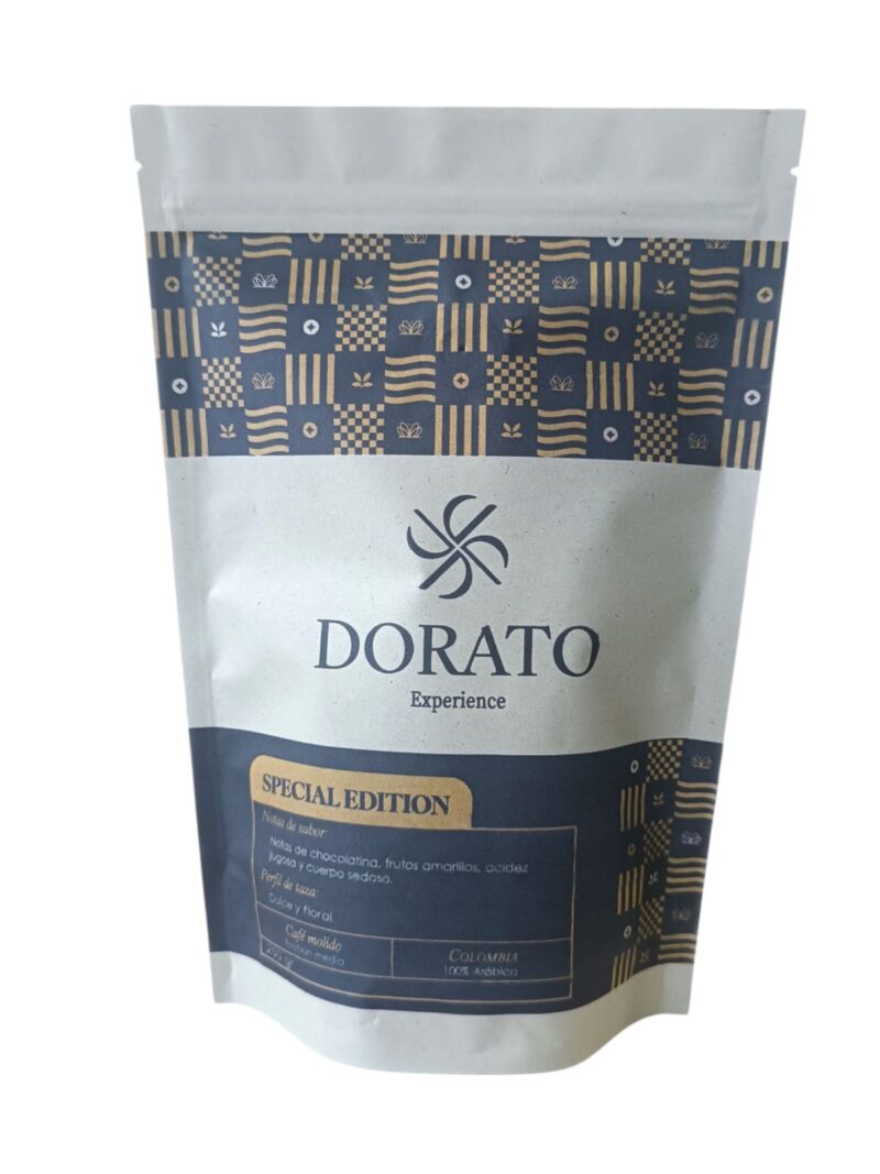 (2300100105) BOLSA PAPEL FLEX UP PAPEL/FOIL/PEBD ALTA BARRERA O2 CON ZIPPER + VÁLVULA DESGACIFICADORA + MUESCA ABRE FÁCIL - Imagen 5