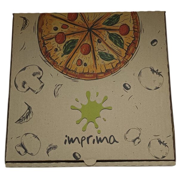 (LI1009) CAJA PARA PIZZA CARTON CON IMPRESIÓN PERSONALIZADA