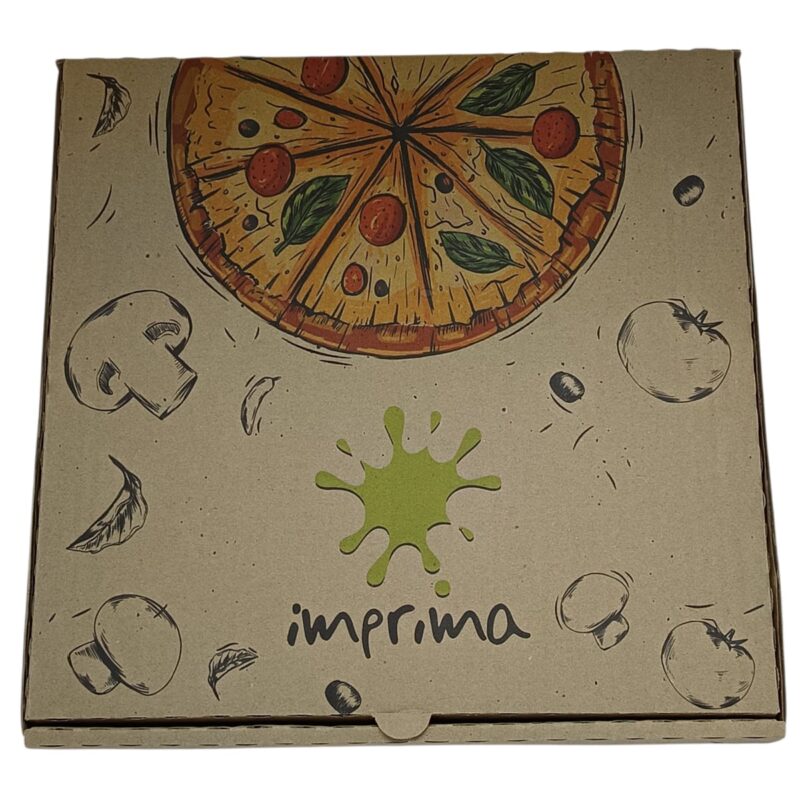 (LI1009) CAJA PARA PIZZA CARTON CON IMPRESIÓN PERSONALIZADA