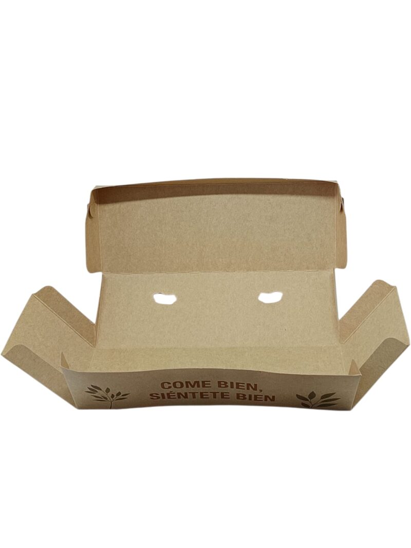 (LI1011) CAJA PLEGADIZA PERRO CALIENTE CON IMPRESIÓN PERSONALIZADA - Imagen 3