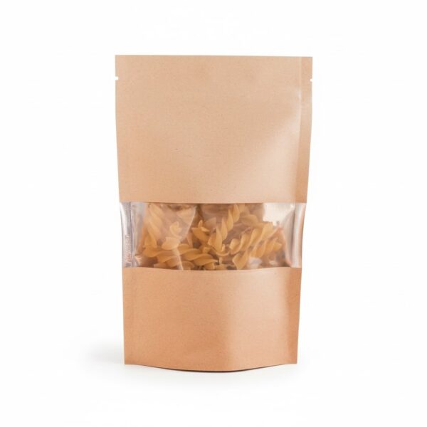 BOLSA FLEX UP PAPEL CON VENTANA TRILAMINADA X100 UND